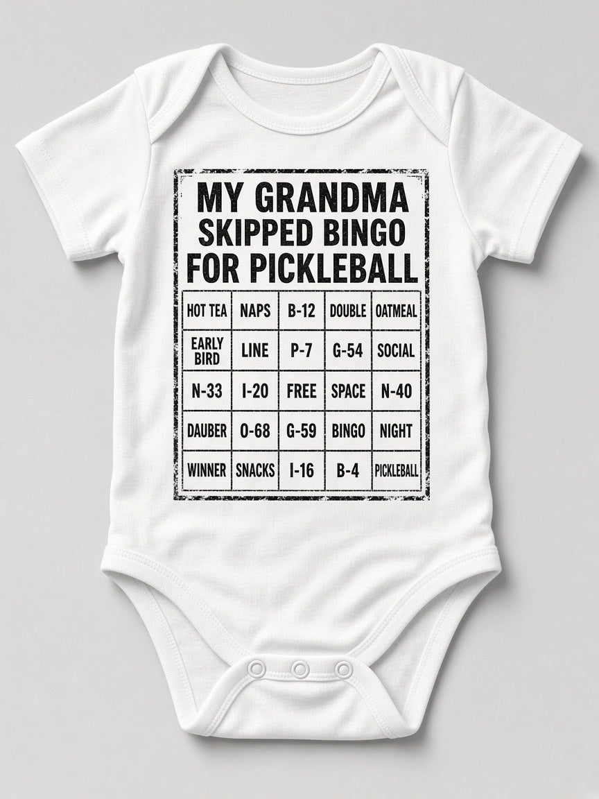 My Grandma Skipped Bingo for Pickleball