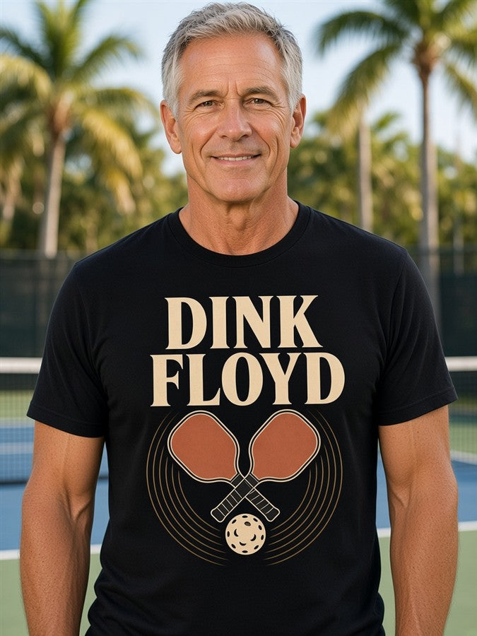 Dink Floyd tee on a man